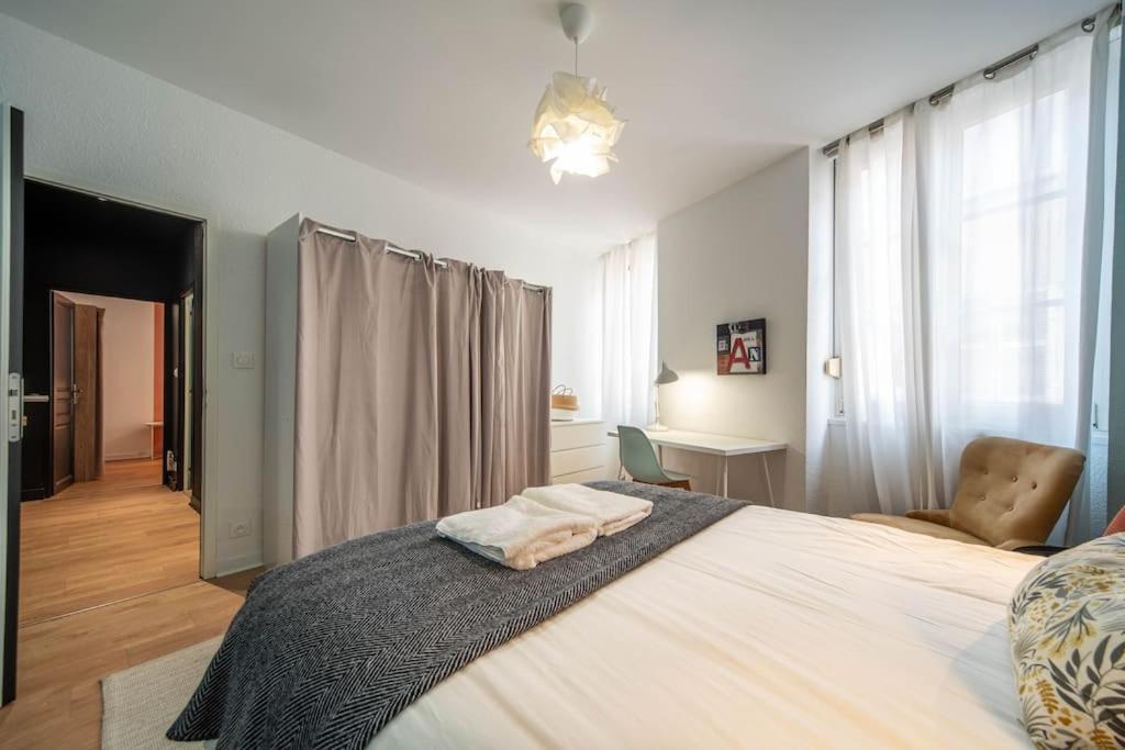 Macon Cozy / Appartement Central 100M² / 8 Pers Ngoại thất bức ảnh