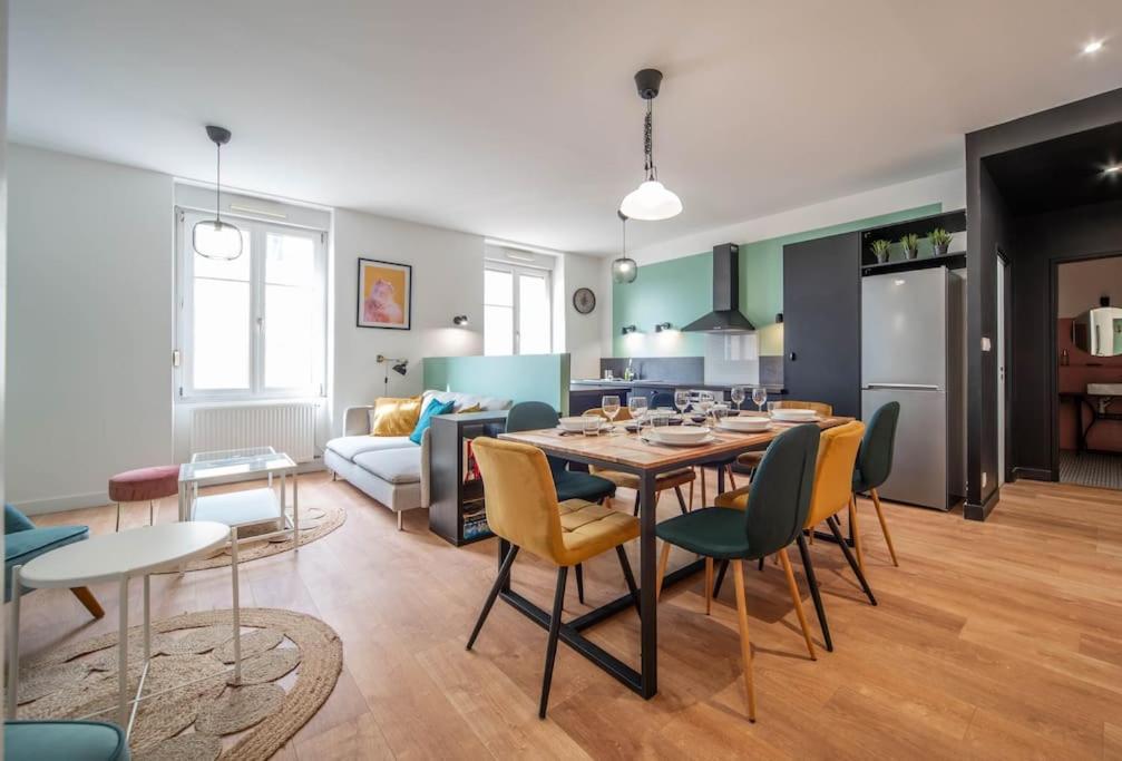 Macon Cozy / Appartement Central 100M² / 8 Pers Ngoại thất bức ảnh