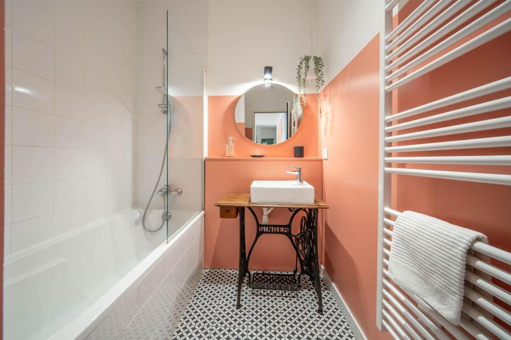Macon Cozy / Appartement Central 100M² / 8 Pers Ngoại thất bức ảnh